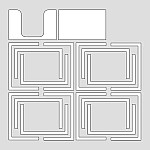 nested effectively on the material nested effectively on the material