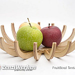 Obstschale Tentakel aus Birke Multiplex Obstschale Tentakel aus Birke Multiplex