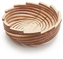 Bend Spiral Bowl