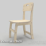 Rendering in Fusion mit Simulation der Sperrholz-Optik