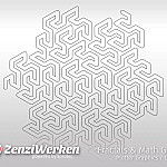 Plottergraphics-Plottergraphics-Fractals-Gosper-Curve Plottergraphics-Plottergraphics-Fractals-Gosper-Curve