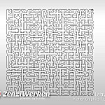 Plottergraphics-Maze 3 Orthogonal-Crossings Plottergraphics-Maze 3 Orthogonal-Crossings