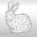 Plottergraphics-LowPolyMesh-Bunny Plottergraphics-LowPolyMesh-Bunny