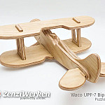 Flugzeug-3D-Puzzle aus Birkensperrholz Flugzeug-3D-Puzzle aus Birkensperrholz