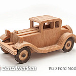 Side view, plywood model Side view, plywood model