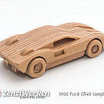 Plywood model Plywood model