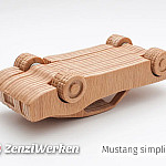 Plywood model, after crash Plywood model, after crash