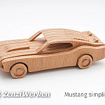 Side view, plywood model Side view, plywood model