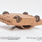 Flipped, plywood model Flipped, plywood model