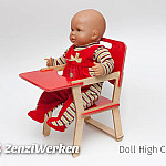 Usage of the doll high chair Usage of the doll high chair