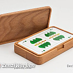 Spielkartenbox aus Buche Spielkartenbox aus Buche