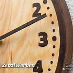 Zeiger mit Furnier beklebt Zeiger mit Furnier beklebt